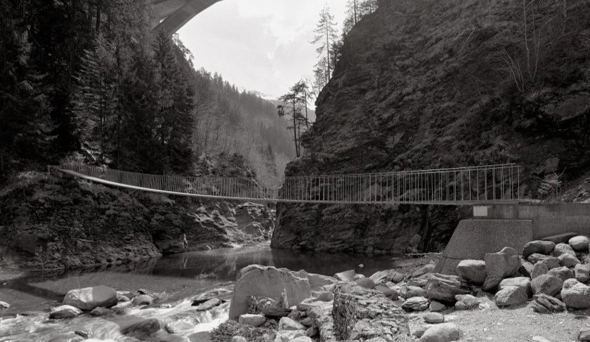 © Martin Linsi, Ponte di Suransuns, Viamala, 1999, Conzett Bronzini Partner AG.