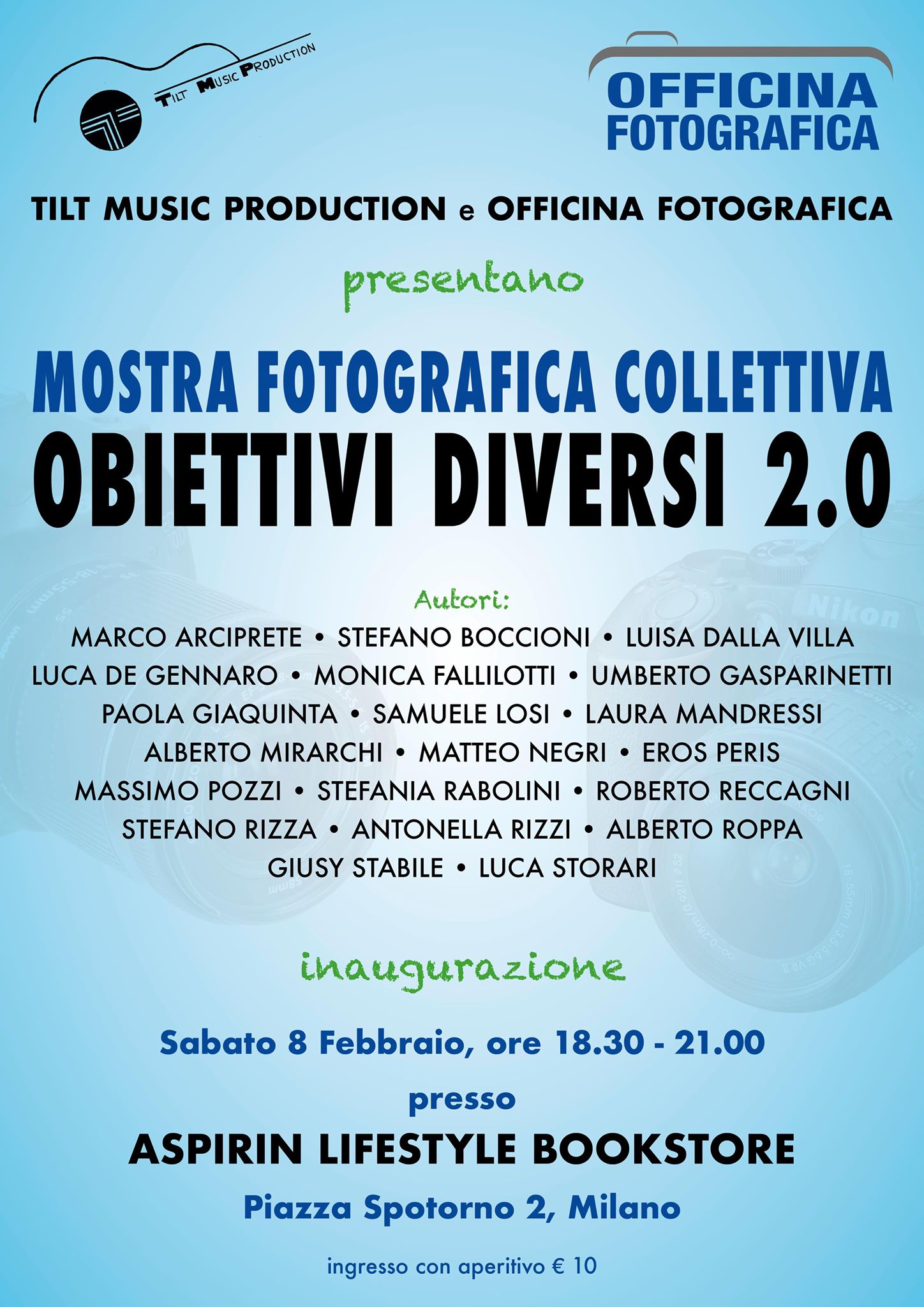 Obiettivi Diversi 2.0 c/o Aspirin Lifestyle Bookstore