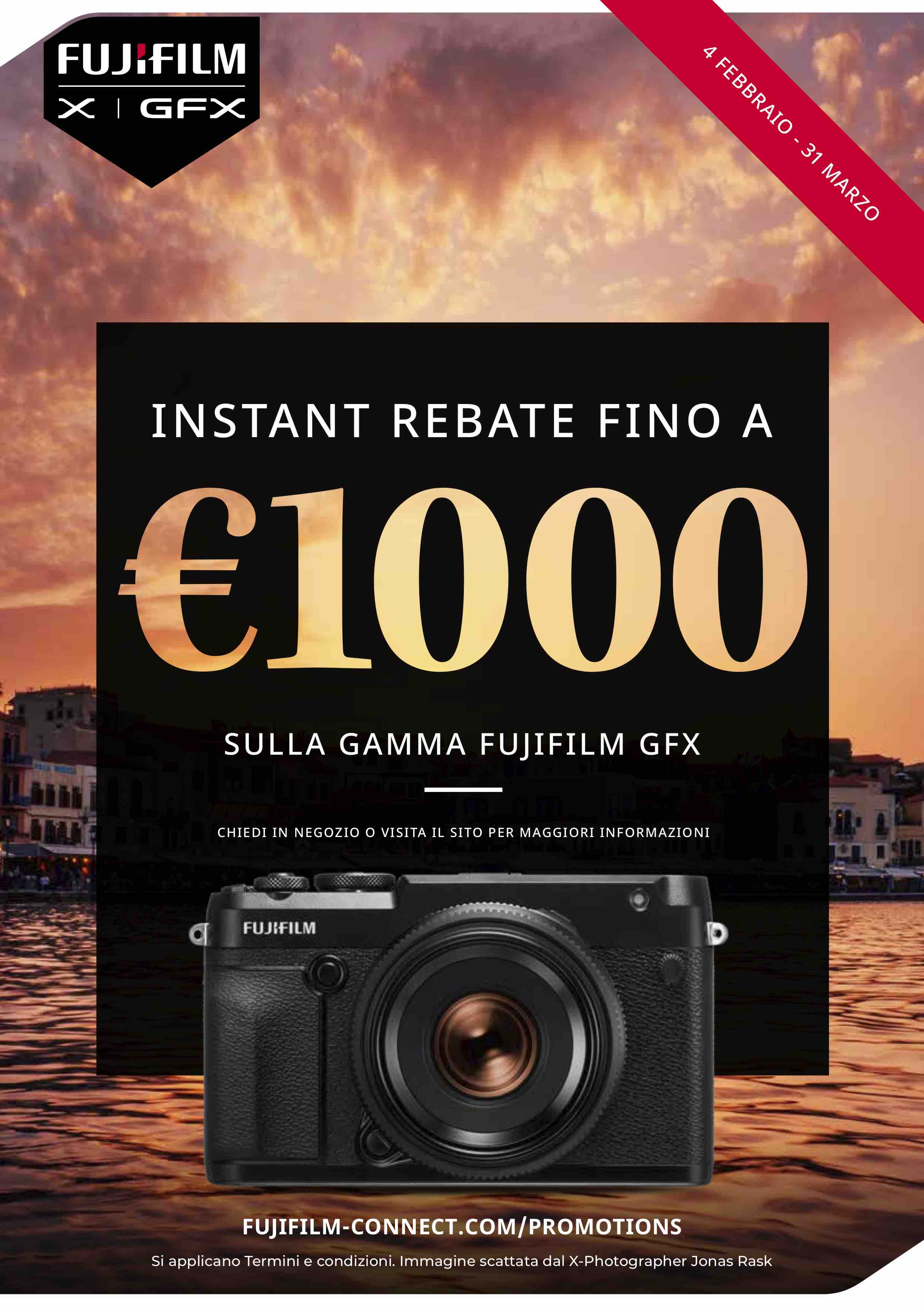 FUJIFILM INSTANT REBATE PROMO GFX