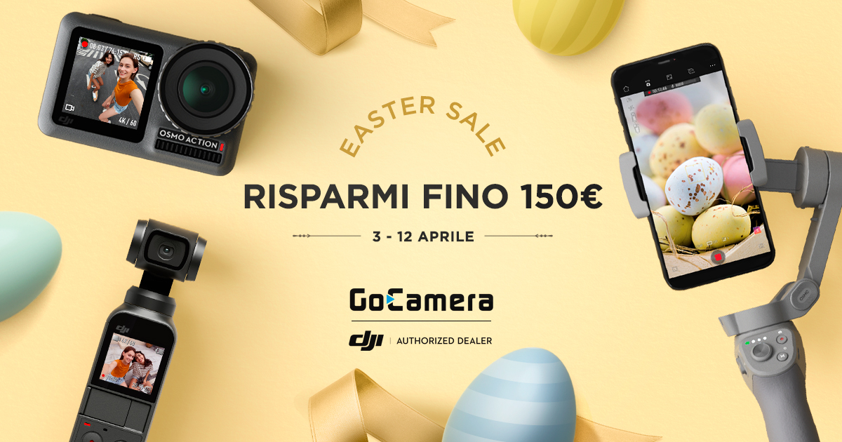 GoCamer DJI Offerte Pasqua
