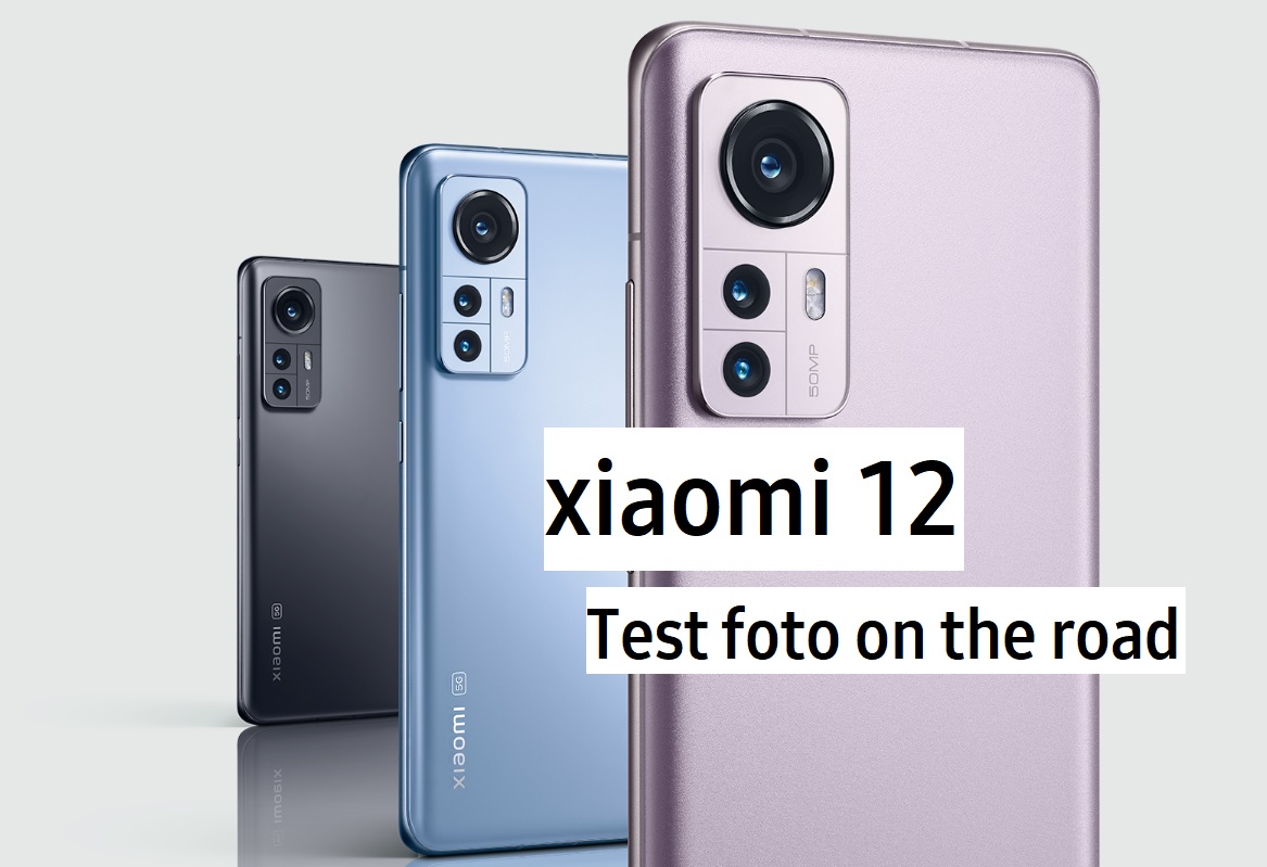 xiaomi 12 test foto on the road